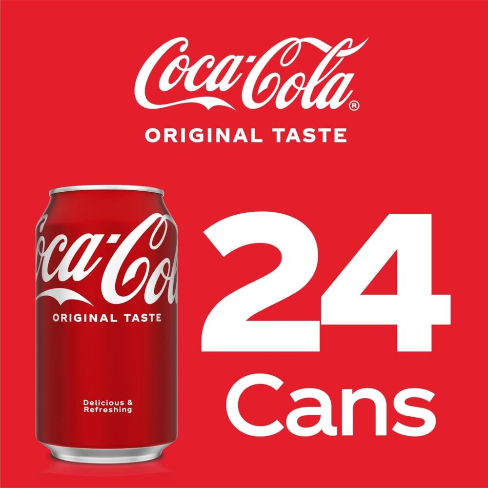 Coca-Cola. 12 fl oz. 24 Pack - Image 3