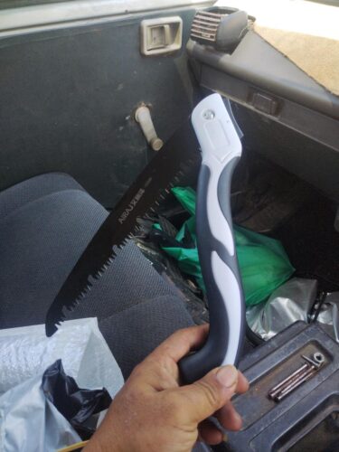 AIRAJ 1pc Industrial Grade Steel Folding Saw, Manual Cutting Tool with Anti-Slip Durable Handle, Three Specifications Available for Outdoor Use, Without Battery photo review