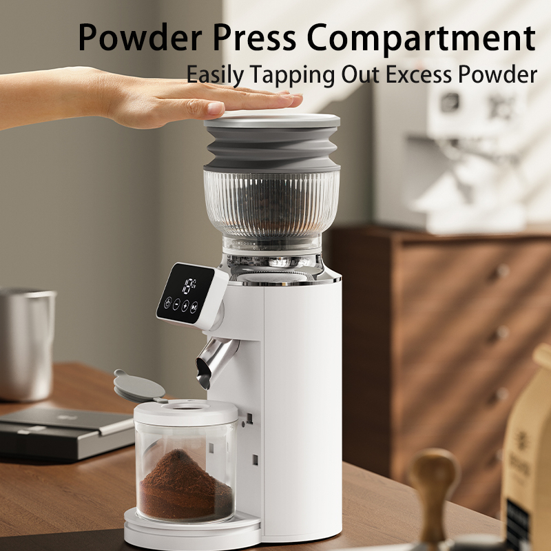 Petrus Coffee Grinder Metal Body For 51/58MM Portafilter With 30 Precise Grind Settings Espresso Drip Percolator French Press American Coffee Machine