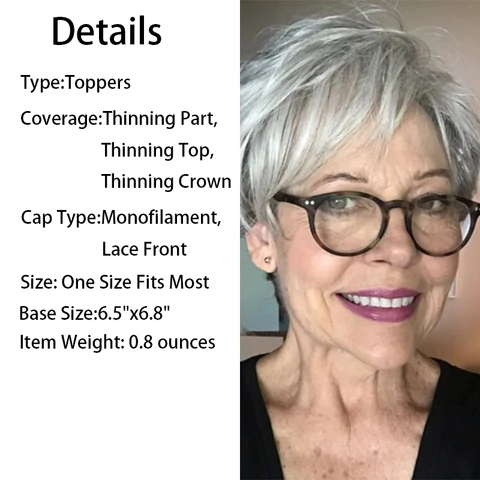 50% OFF 🔥HOT SALE🔥100% Human Hair TOPPERS With Bangs