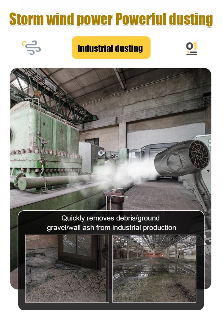 【Industrial Grade】Ducted Turbine High-Power Wireless Blower Unleash powerful airflow with cutting-edge technology!
